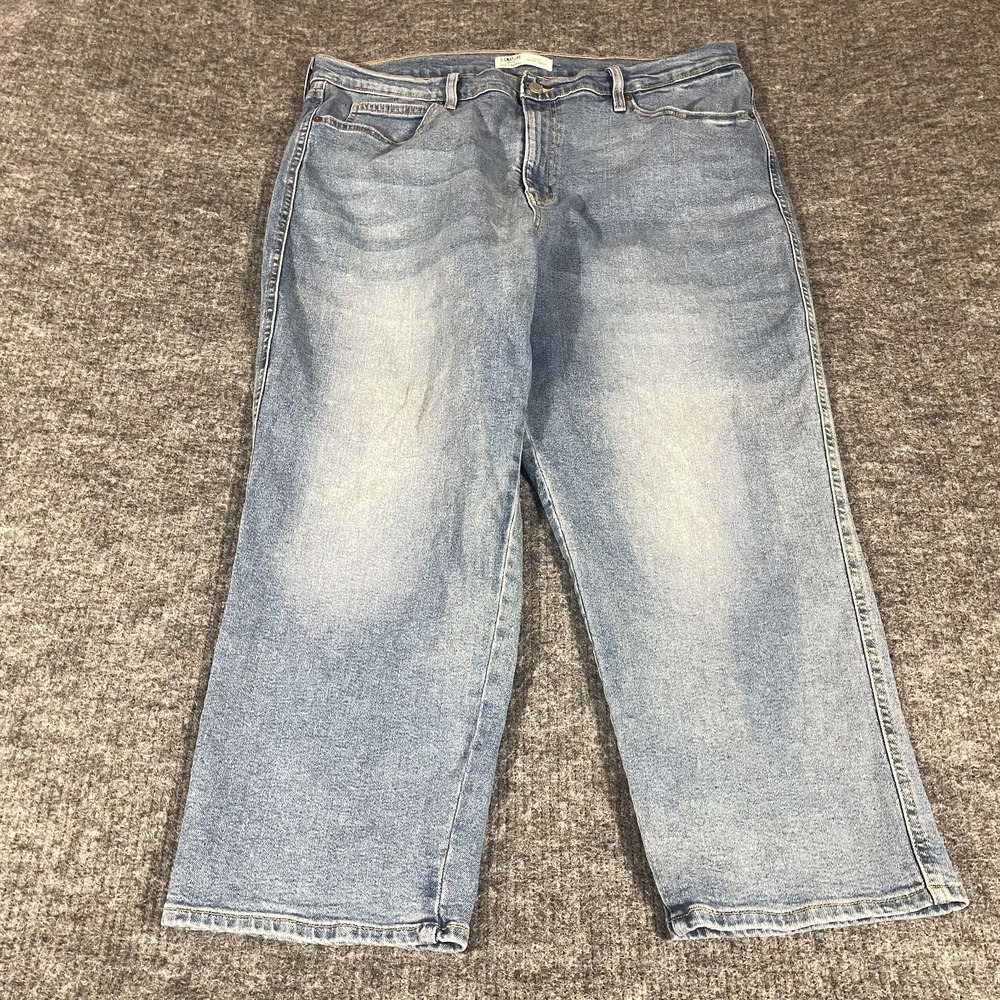 Levis Signature Jeans Womens 22 Blue Denim Heritage High Rise Straight Leg 38x25